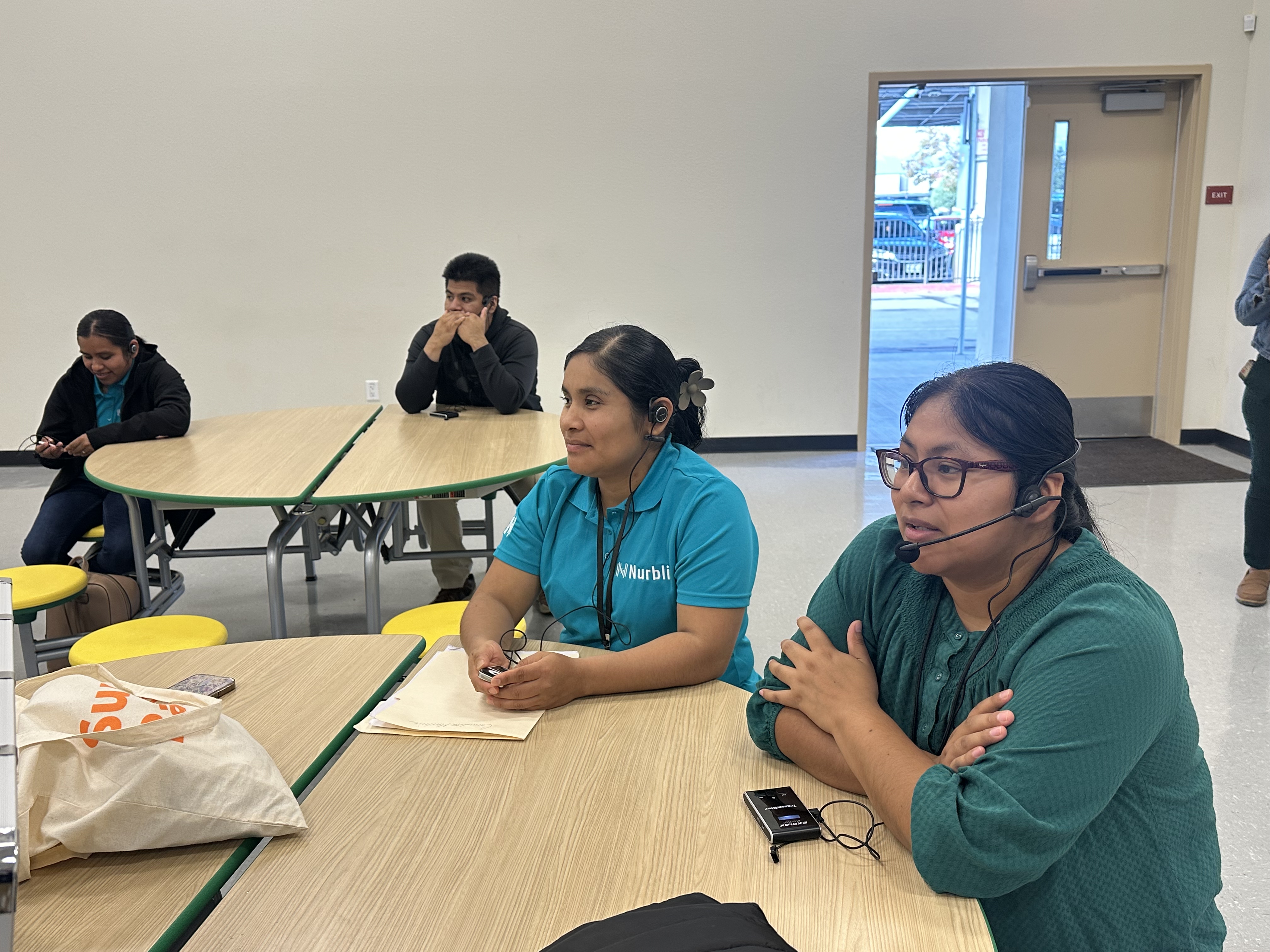 Nurbli providing Triqui Mixteco Spanish and English interpretation services district-wide